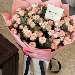 بوكيه ورد بيبي روز فاتح